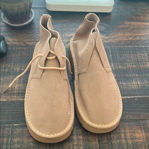 Tan Suede Ankle Boots